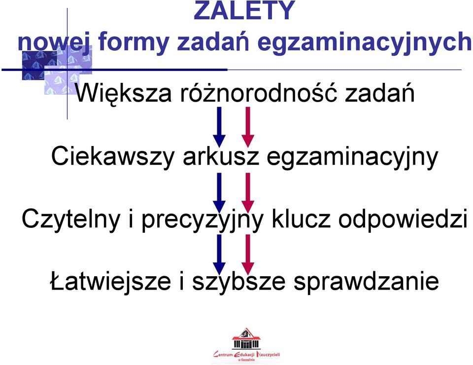 arkusz egzaminacyjny Czytelny i precyzyjny