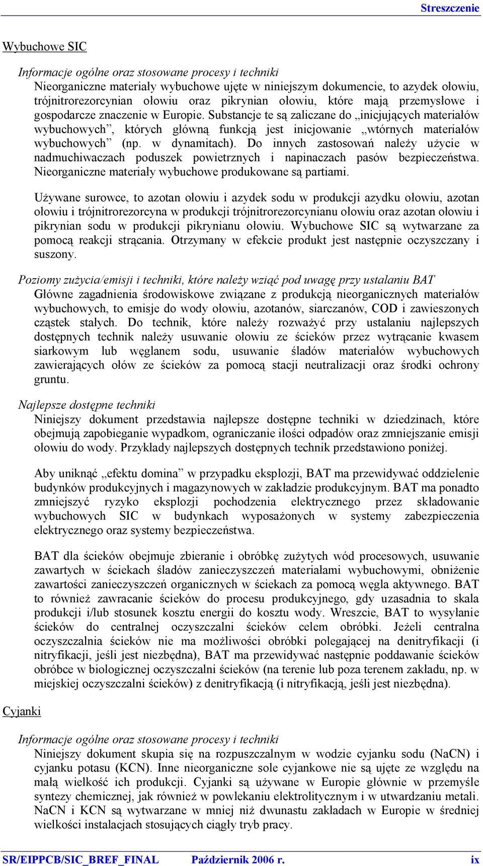 Substancje te są zaliczane do inicjujących materiałów wybuchowych, których główną funkcją jest inicjowanie wtórnych materiałów wybuchowych (np. w dynamitach).