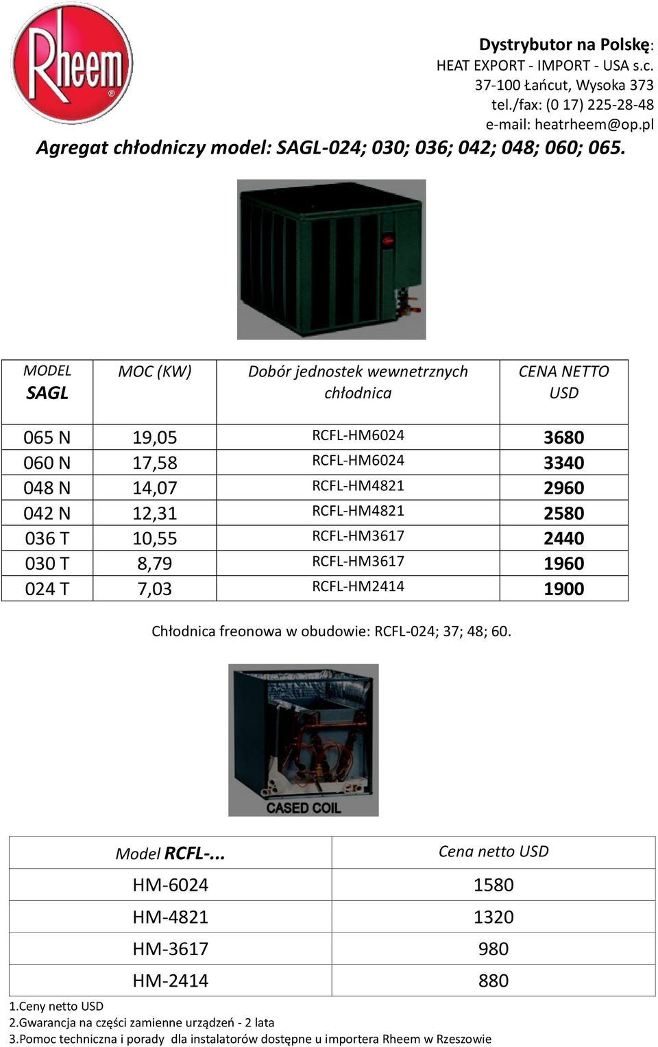 RCFL-HM6024 3340 048 N 14,07 RCFL-HM4821 2960 042 N 12,31 RCFL-HM4821 2580 036 T 10,55 RCFL-HM3617 2440 030 T 8,79