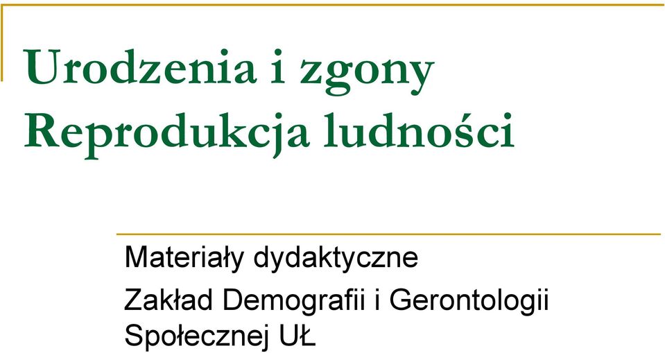 Materiały dydaktyczne