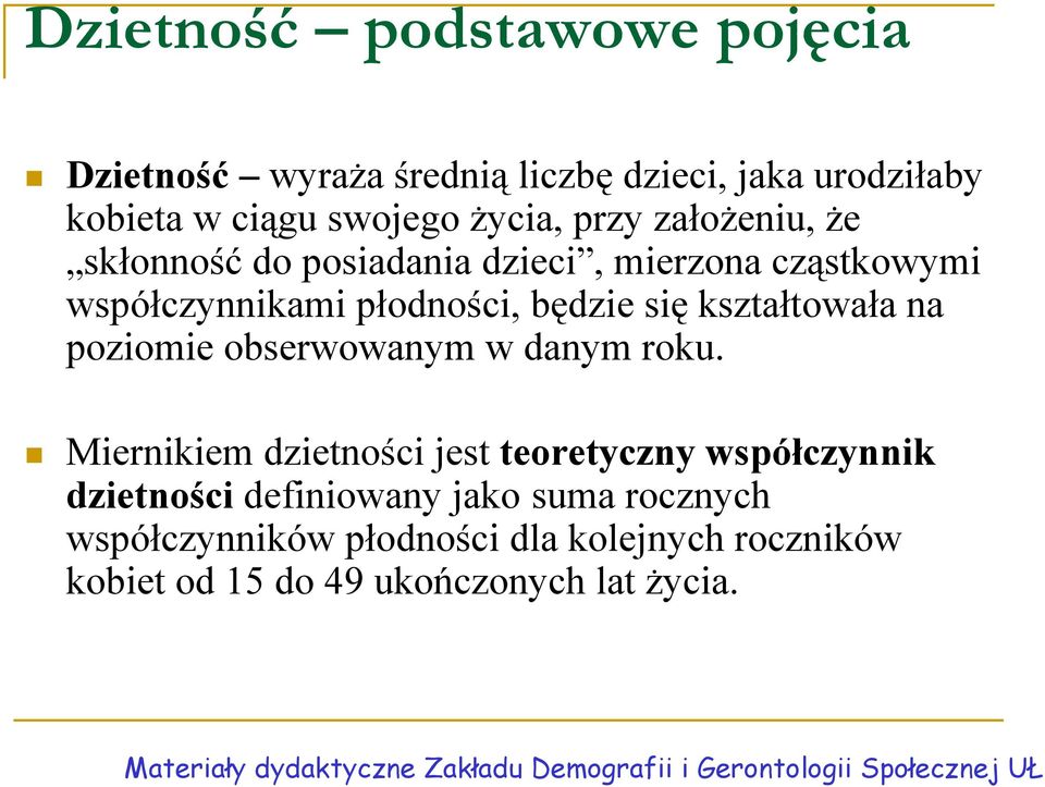 kształtowała na poziomie obserwowanym w danym roku.