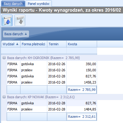 Raport Kwoty wynagrodzeń Limit - obowiązek VAT pomaga kontrolować, czy w wybranym okresie suma kwot netto z pozycji Faktur Sprzedaży z Rejestrów VAT (ze stawką różną od NP i ZW) nie przekroczyła