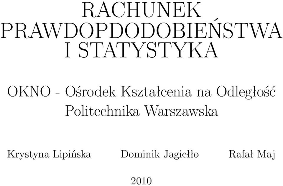 na Odległość Politechnika Warszawska