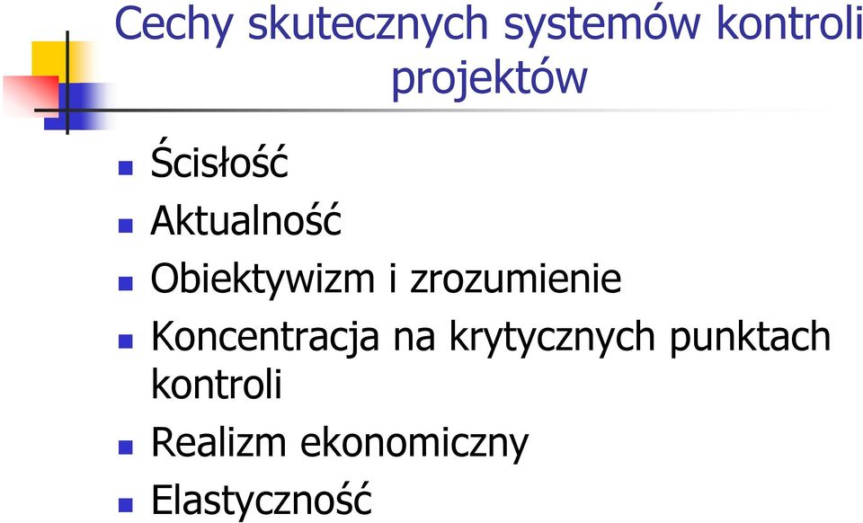 i zrozumienie Koncentracja na krytycznych