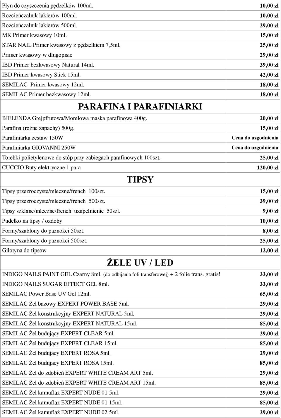 PARAFINA I PARAFINIARKI BIELENDA Grejpfrutowa/Morelowa maska parafinowa 400g. Parafina (różne zapachy) 500g.