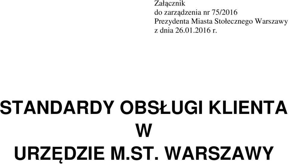 Warszawy z dnia 26.01.2016 r.