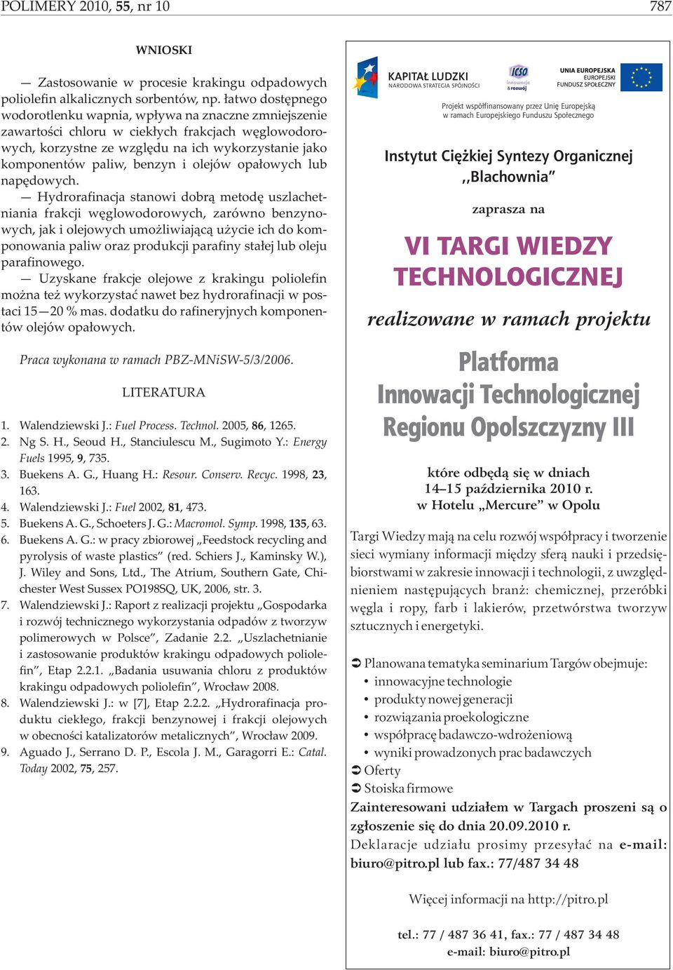 olejów opa³owych lub napêdowych.
