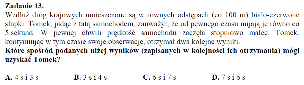 Nauczyciel zapoznaje uczniów z nowymi typami zadań zamkniętych na egzaminie gimnazjalnym w oparciu o fragment arkusza egzaminu po Gimnazjum z kwietnia 2012 roku.