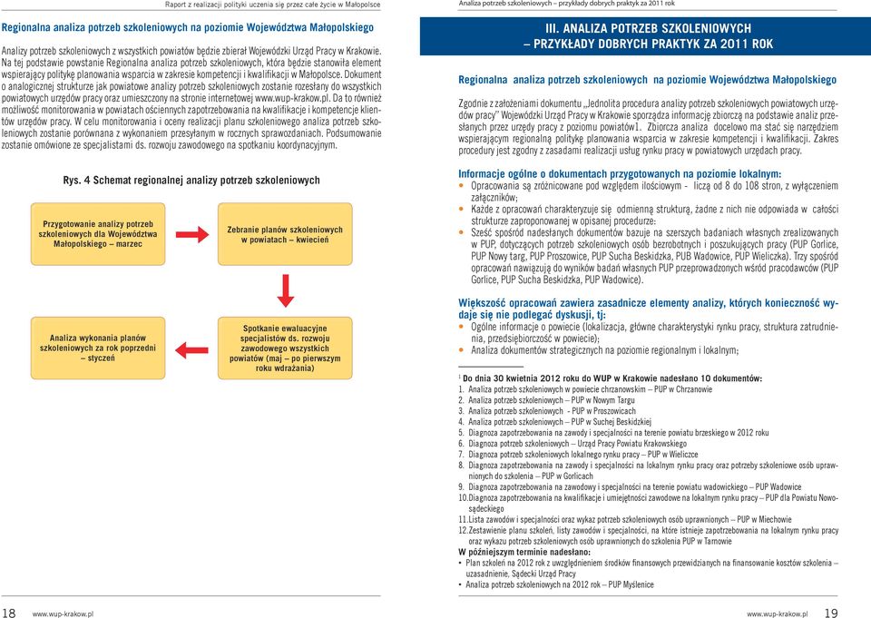 Dokument o analogicznej strukturze jak powiatowe analizy potrzeb szkoleniowych zostanie rozesłany do wszystkich powiatowych urzędów pracy oraz umieszczony na stronie internetowej.