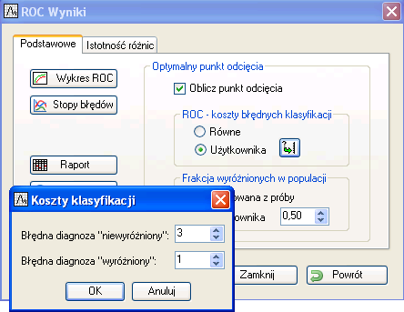 automatyczny wybór badań adekwatnych dla wskazanej miary efektu; wygodny wybór pożądanego zakresu wyników; zapis projektu metaanalizy do pliku umożliwiającego kontynuację analiz lub uzupełnienie ich