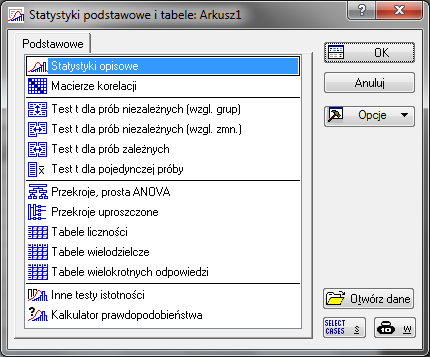 STATISTICA: modyfikowalny interfejs, elastyczne narzędzia zarządzania wynikami i raportowania, interakcyjne narzędzia do tworzenia zapytań do baz danych (STATISTICA Query), wszechstronne narzędzia