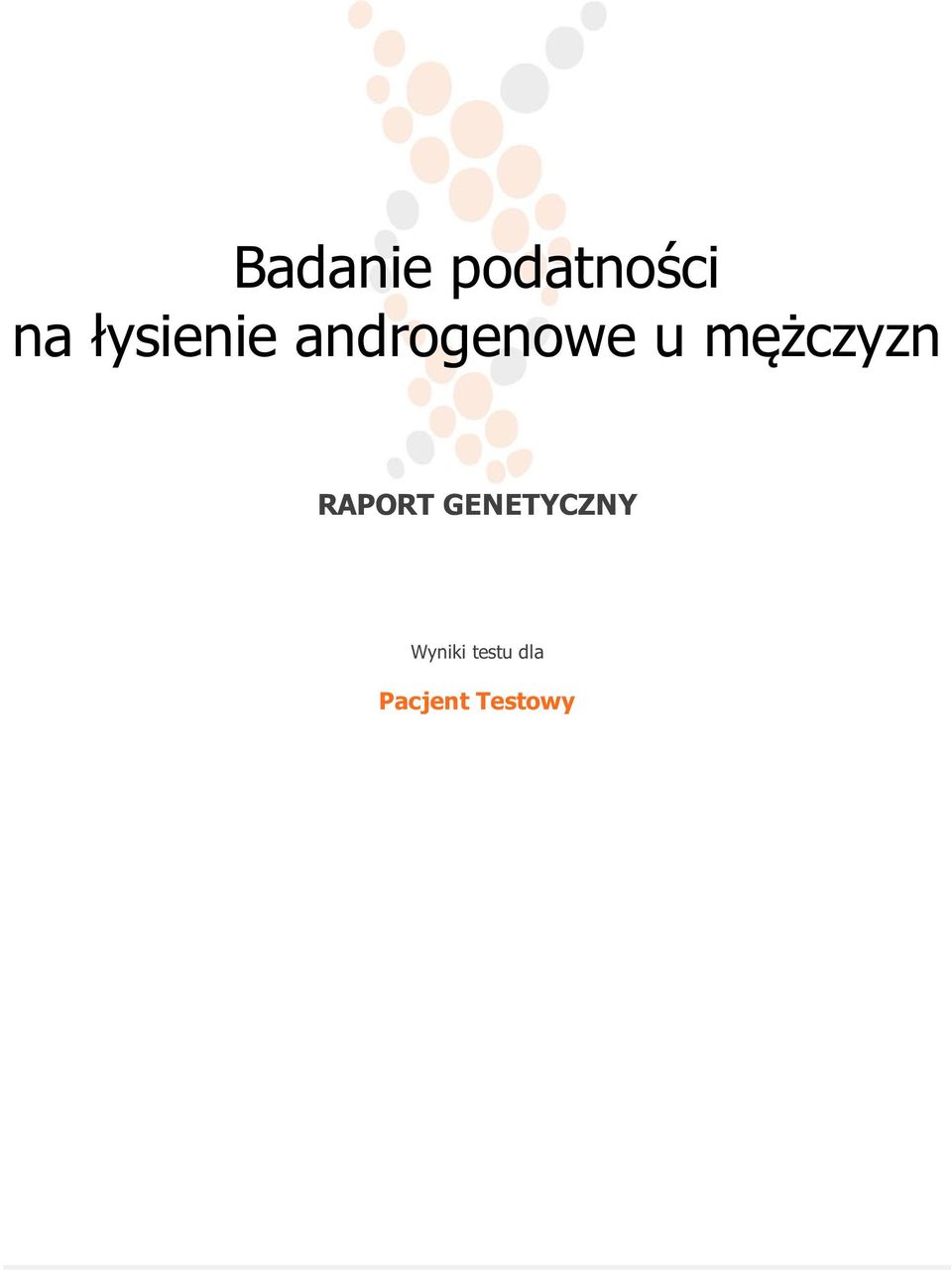 mężczyzn RAPORT