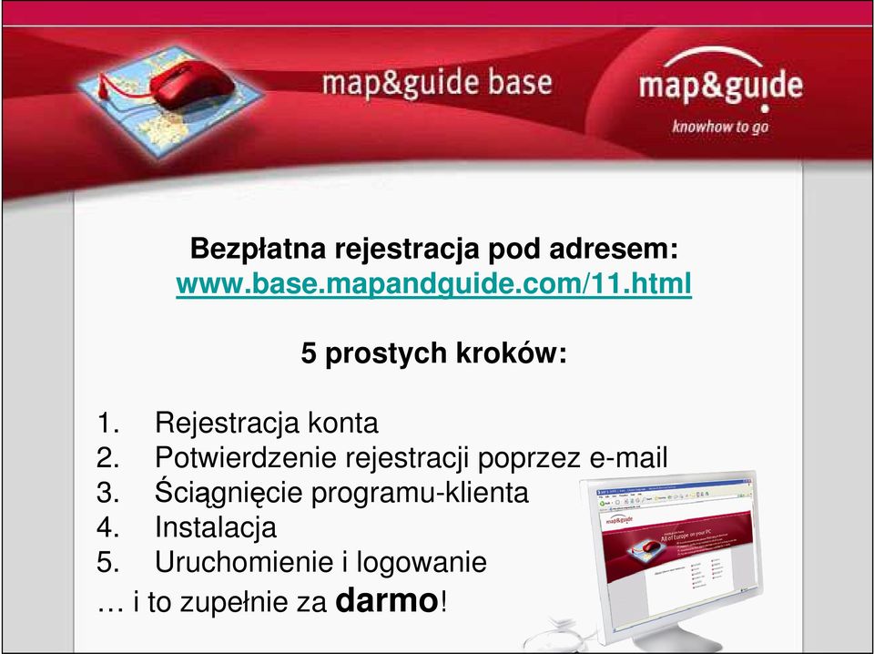 Potwierdzenie rejestracji poprzez e-mail 3.