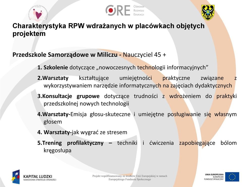 Warsztaty kształtujące umiejętności praktyczne związane z wykorzystywaniem narzędzie informatycznych na zajęciach dydaktycznych 3.