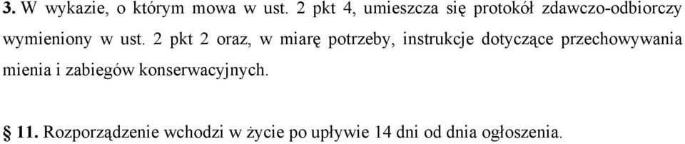 2 pkt 2 oraz, w miarę potrzeby, instrukcje dotyczące przechowywania