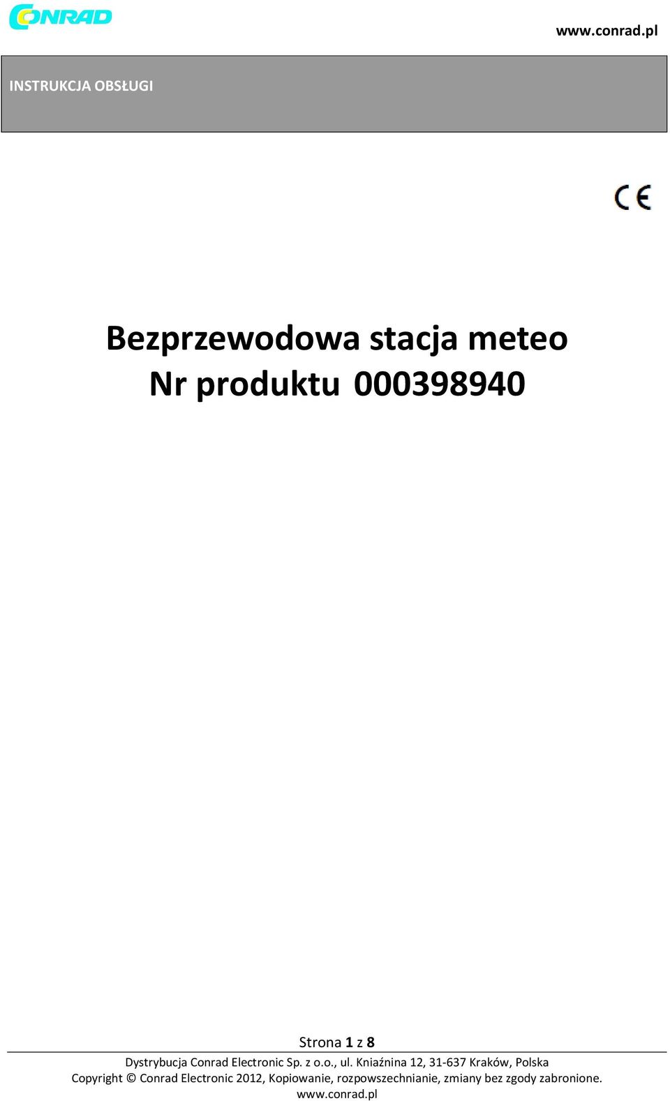 stacja meteo Nr
