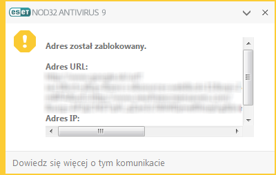 6.1.9 Potencjalnie niepożądane aplikacje Potencjalnie niepożądana aplikacja to program, który zawiera oprogramowanie typu adware, instaluje paski narzędzi lub wykonuje inne niejasne działania.