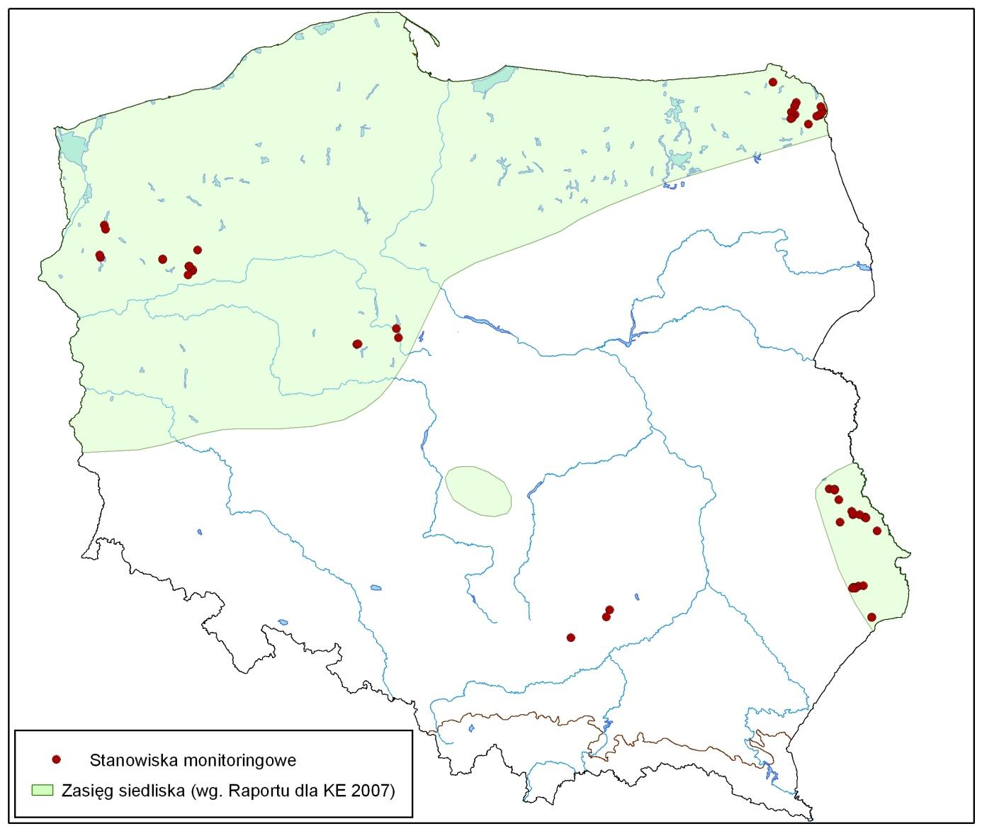 występowania w Polsce.