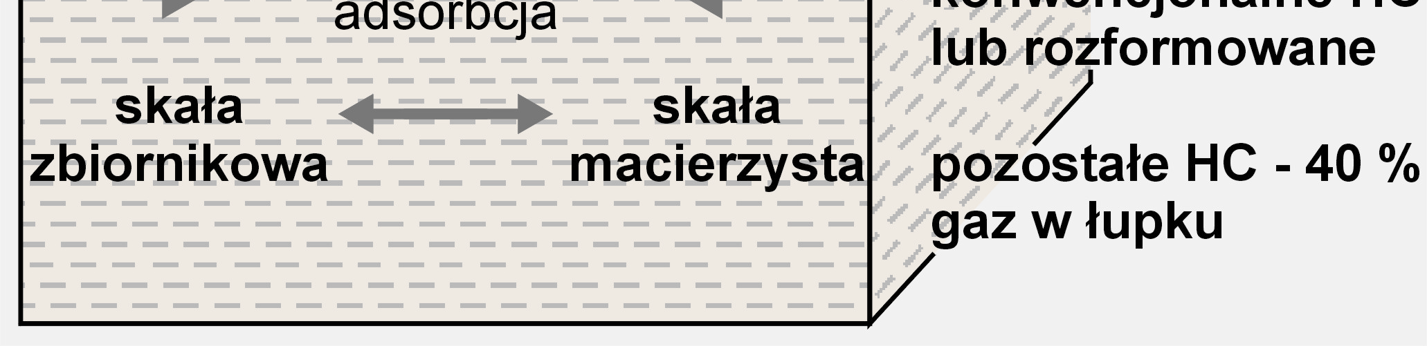 system węglowodorowy z gazem w łupkach przykład