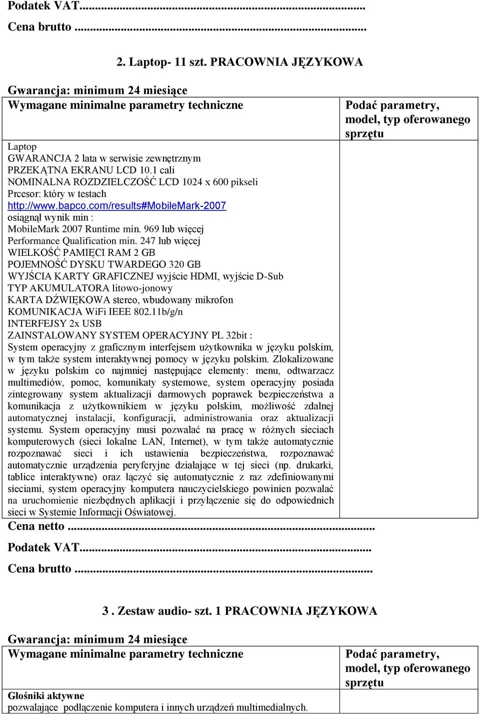 969 lub więcej Performance Qualification min.