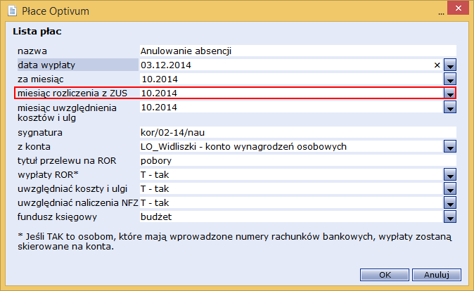 Płace Optivum. Jak anulować niepoprawnie zarejestrowaną nieobecność pracownika? 2/5 5.