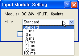 Funkcje Opis rodziny Funkcje wbudowane: Pulse catch Item Content Setting point Input filter time Every input point Set per module Input