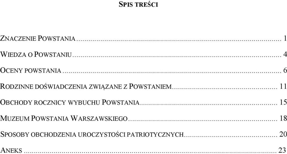 .. 11 OBCHODY ROCZNICY WYBUCHU POWSTANIA.