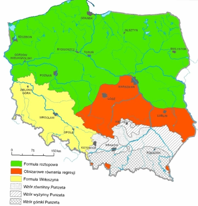 Opracowanie oceny stanu technicznego obwałowań: W źr - wzniesienie najwyżej położonego źródła cieku w zlewni w km 