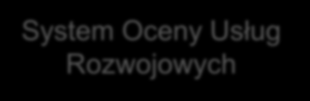 Znaczenie głównych elementów RUR dla przedsiębiorców Karta Podmiotu Karta Usługi / Wyszukiwarka usług System Oceny Usług Rozwojowych System Punktów Rozwojowych Funkcja Informacyjna.