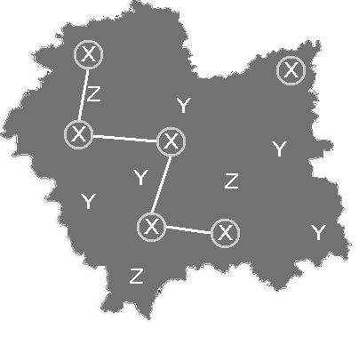 dobór obiektów na szlaku kulturowym [3] Ciągłość Szlak musi się składać przynajmniej z kilku obiektów i mieć strukturę linearną.