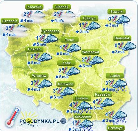 INFORMACJE HYDROLOGICZNO - METEOROLOGICZNE Stan wody na głównych rzekach Polski