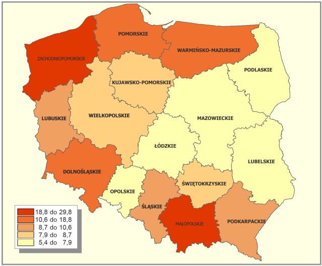 W regionie funkcjonuje kilkanaście inicjatyw klastrowych, które skupiają przedsiębiorstwa i inne podmioty z określonych, powiązanych ze sobą branż charakteryzujących się wysoką konkurencyjnością oraz