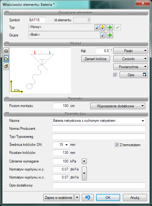 Opis i edycja obiektów Rys.