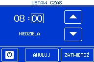 DEFRO-HG ZPID LUX instrukcja obsługi 5. Minimalne otwarcie W funkcji tej ustawia się minimalną wartość otwarcia zaworu. Poniżej tej wartości zawór dalej się nie zamknie. III.