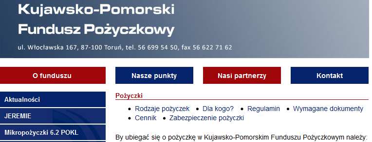 Fundusz pożyczkowy, produkty finansowe i