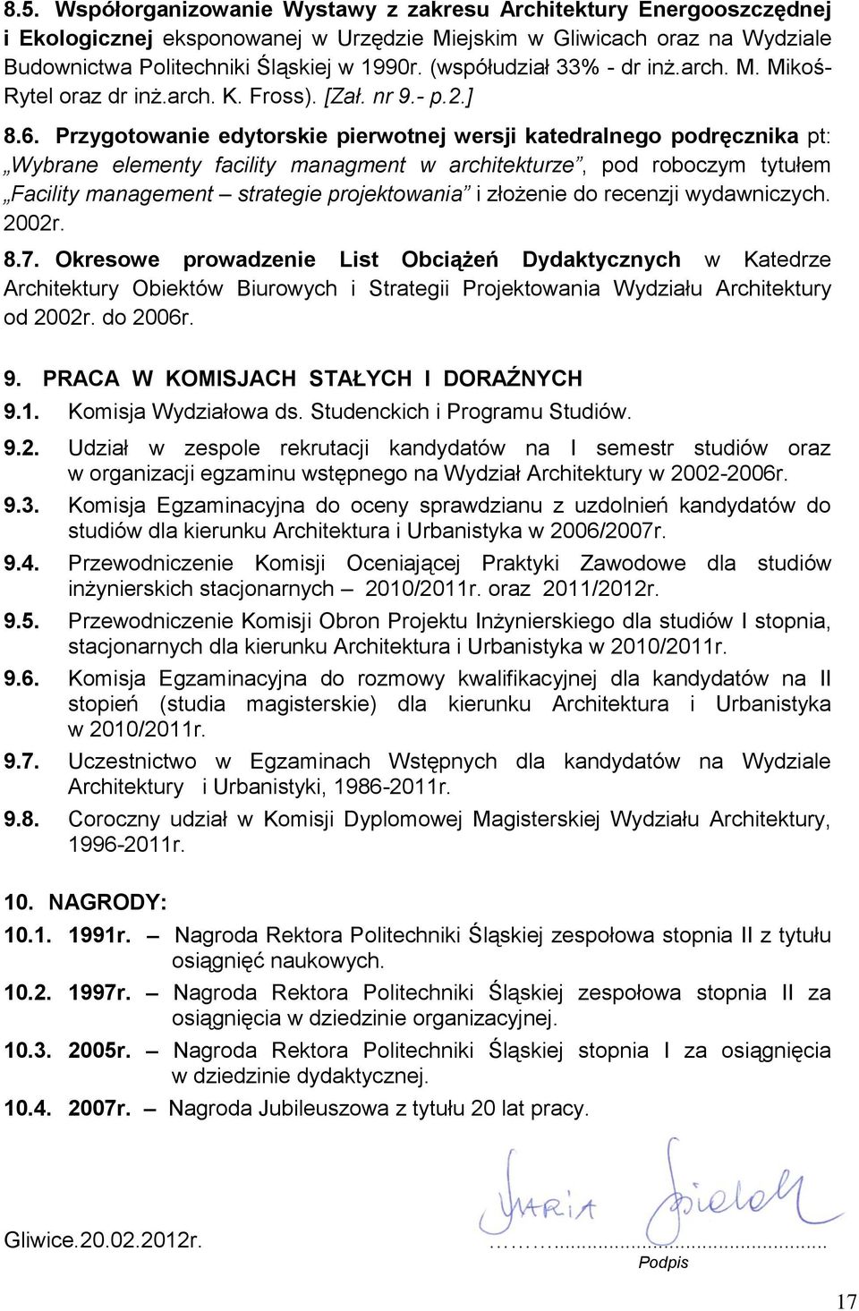 Przygotowanie edytorskie pierwotnej wersji katedralnego podręcznika pt: Wybrane elementy facility managment w architekturze, pod roboczym tytułem Facility management strategie projektowania i