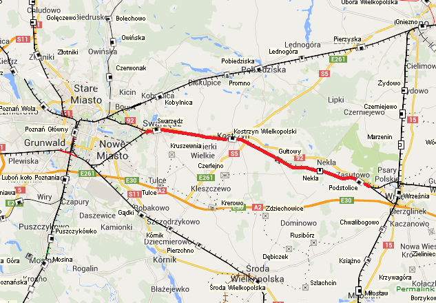 Odcinek 2. LINIA KOLEJOWA NR 3Część opisowa 2.1.