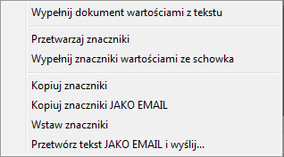 Mechanizm sprawdzania pisowni stopniowo uczy się, bierze również pod uwagę literówki (zamiana liter, przestawienia) popełniane przez użytkownika.