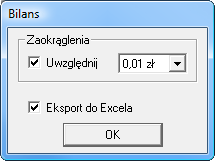 kowania. Rys. 371 Okno wyboru opcji drukowania raportu 3.