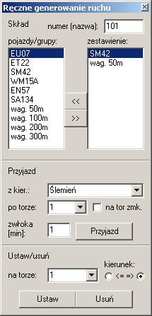 2.5.4.3. Odwołanie uruchomienia pociągu W przypadku konieczności odwołania uruchomienia pociągu (np.