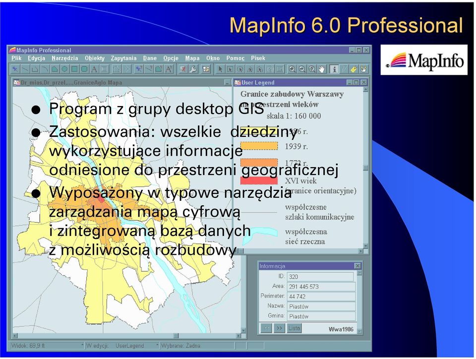 wszelkie dziedziny wykorzystujące informacje odniesione do