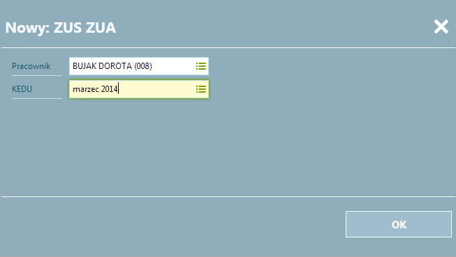 Deklaracje ZUS / Zgłoszeniowe Naturalnym miejscem przygotowania deklaracji zgłoszeniowych jest Pracownik, opcja Deklaracje / Zgłoszeniowe ZUS.