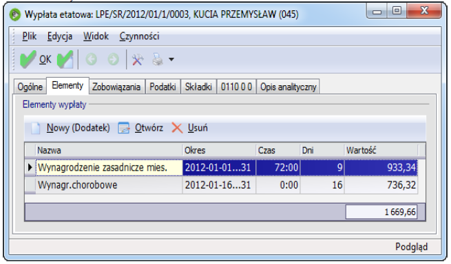 Korekta zwolnienia lekarskiego na wypadek przy pracy Pracownik zarabia 2000 zł.