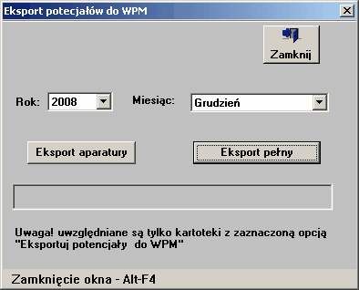 Z lewej strony wyświetlona jest kartoteka, w której zgodnie z zasadami obsługi systemu Windows należy wybrać katalog, w którym znajdują się importowane pliki.