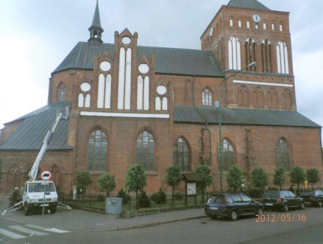 Kościół p.w. Matki Boskiej Nieustającej Pomocy Świdwin, gm. loco, rej. zab. 5 Wykonanie prac konserwatorskich wieży kościoła parafialnego Etap II. Kościół gotycki z 1 poł. XIV w. W 1475 r.