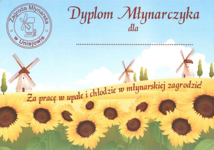 Dyplom dyplom otrzymują uczestnicy