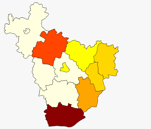 Penetracja usług szerokopasmowego dostępu do Internetu w woj. (linie/100 osób, 2011) Źródło:https://mac.gov.pl/files/wp-content/uploads/2013/09/Spoleczenstwo-informacyjne-w-liczbach-2013.