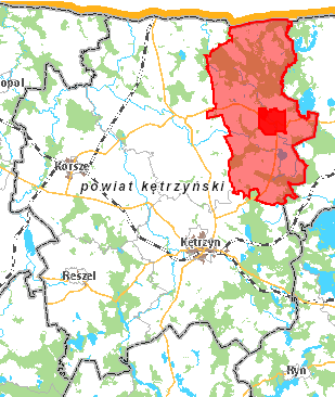 3. Diagnoza strategiczna gminy Srokowo 3.1. Informacje ogólne (położenie geograficzne, rys historyczny, podział administracyjny) 3.1.1. Położenie gminy Gmina Srokowo położona jest w północno-wschodniej części powiatu kętrzyńskiego, województwa warmińsko-mazurskiego.