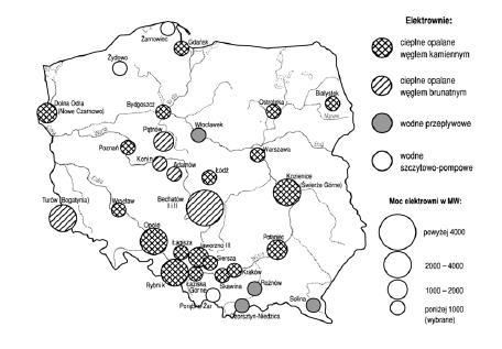 6 Zadanie 14. (2 pkt) Wymień dwie konsekwencje zmian w wydobyciu węgla kamiennego po 1989 roku dla stanu środowiska przyrodniczego na Górnym Śląsku. 1.......... 2.......... Zadanie 15.