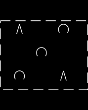 r a c b c d d grubość linii 0,18 0,18 0,13 0,13 element a 1,8 1,3 0,9 0,6 element b 1,8 1,3 0,9 0,6 rozstaw c 10,0 7,0 5,0 3,4 rozstaw d 5,0 3,5 2,5 1,7 odstęp e 1,0 0,7 0,7 0,5 element f 2,0 1,4 1,4